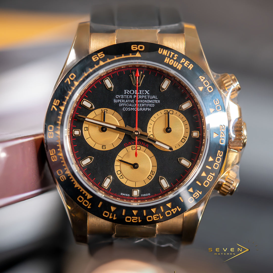 Rolex Cosmograph Daytona Yellow Gold Oysterflex "Paul Newman"