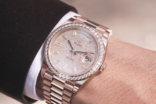 Rolex Day-Date 40 Rose Gold and Diamonds