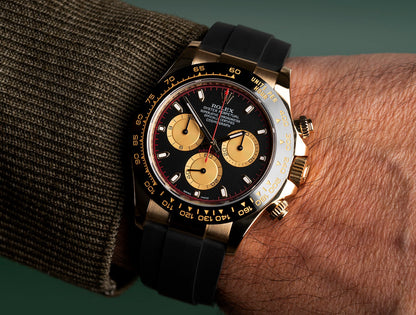 Rolex Cosmograph Daytona Yellow Gold Oysterflex "Paul Newman"